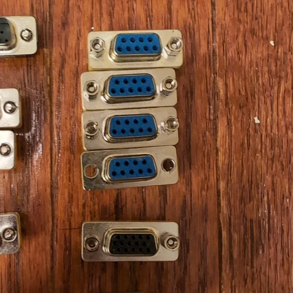 PC Connectors DB25 Female Male RS232 D-Sub 25 Pins